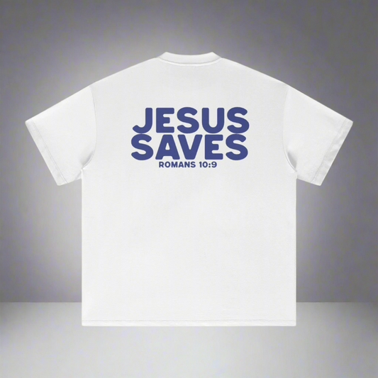 Jesus Saves Heavyweight T-shirt